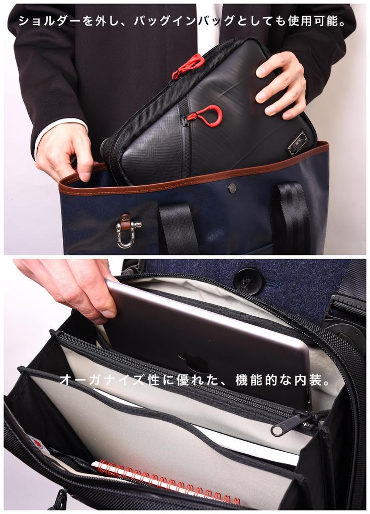 SEAL MAX Organizer Shoulder Tablet Motorcycle Bag, Men's, Waterproof, Storage, Bag, PS-215BK