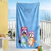 Merry Christmas Celebration Beach Towel Quick-Dry Soft Microfiber Comfortable Lightweight