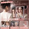 SakuraLovely8 Actress Mirror with and 10x LED 3 Color Continuously Dimmable Slightly Foldable Tabletop Makeup USB 78 LED Adjustable Cute Design