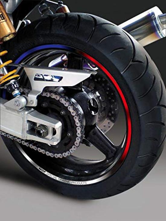 MDF Rim Stripe Tricolor 10mm Type, width, 2-wheel 17-inch / 4-wheel 16-inch, RIM-10M-T6-17