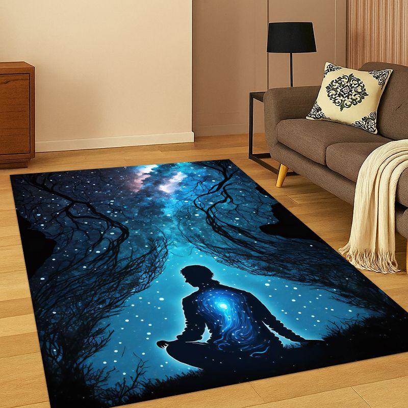 

Tappeto Yoga Energia Cosmica Arcobaleno 38 Chakra per Meditazione, Tappeto per Camera da Letto, Soggiorno, Divano, Zerbino, Decorazione Casa 40x60cm