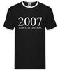 Limited Edition 2007 - Mens Ringer - Birthday Present 16th 16 Gift Age