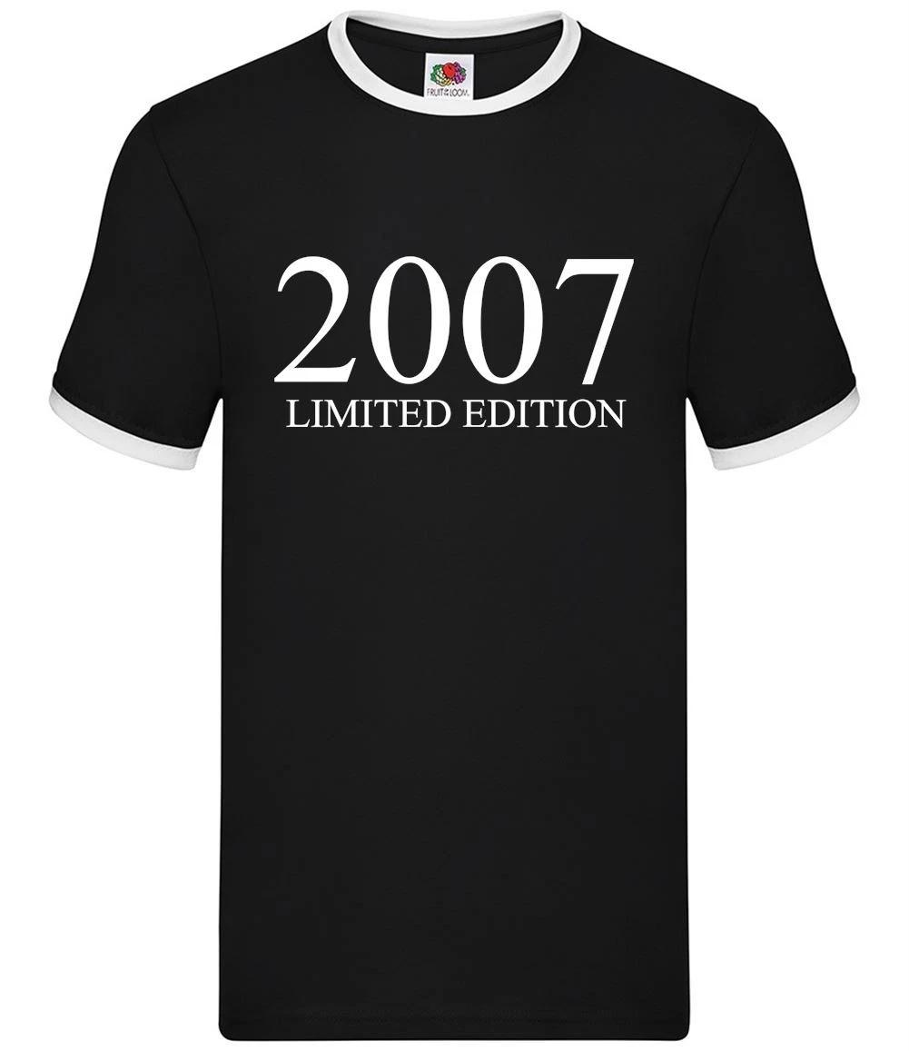 Limited Edition 2007 - Mens Ringer - Birthday Present 16th 16 Gift Age XS
