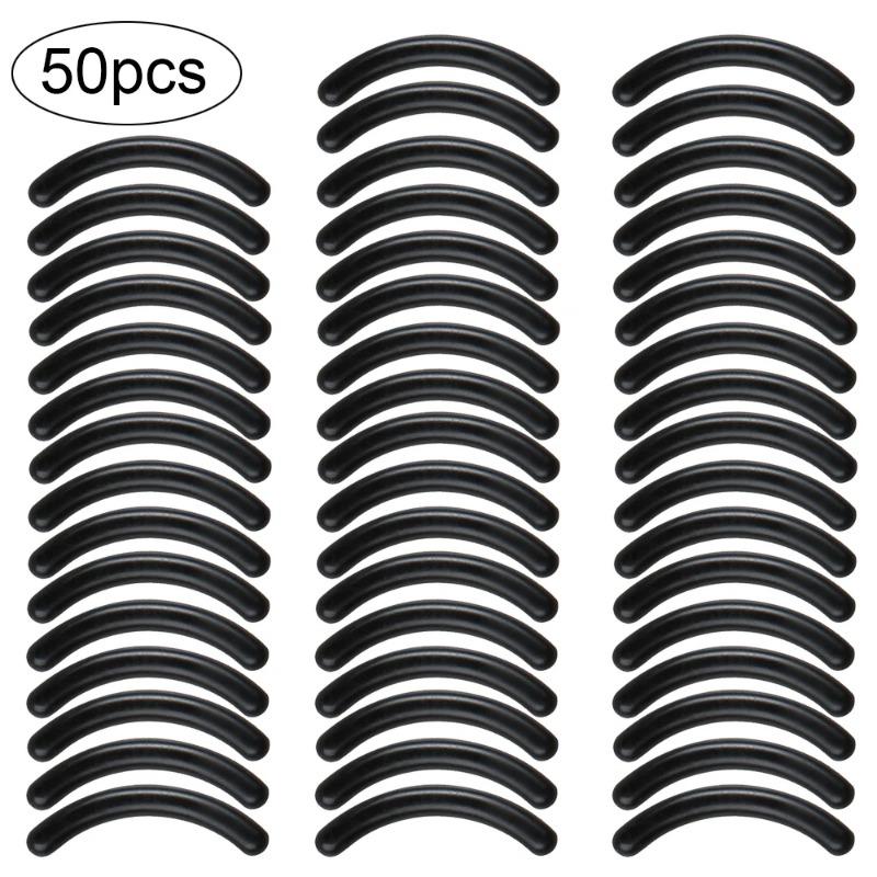 

10/20/50 шт. сменные накладки для завивки ресниц женские резиновые насадки для завивки ресниц красота ресницы завивка инструмент для укладки Black 50PCS