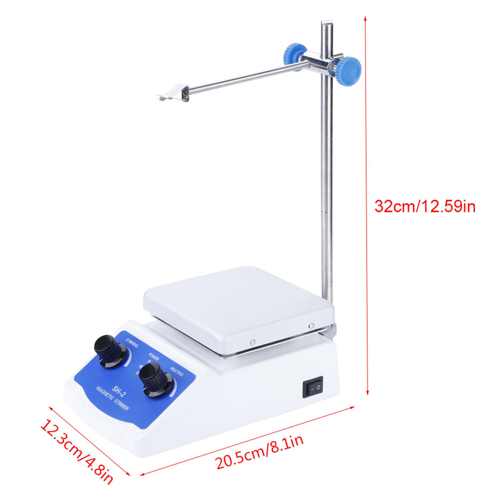 SH-2 Magnetic Stirrer Laboratory Constant Temperature Heating Stirrering Machine ABS+stainless steel