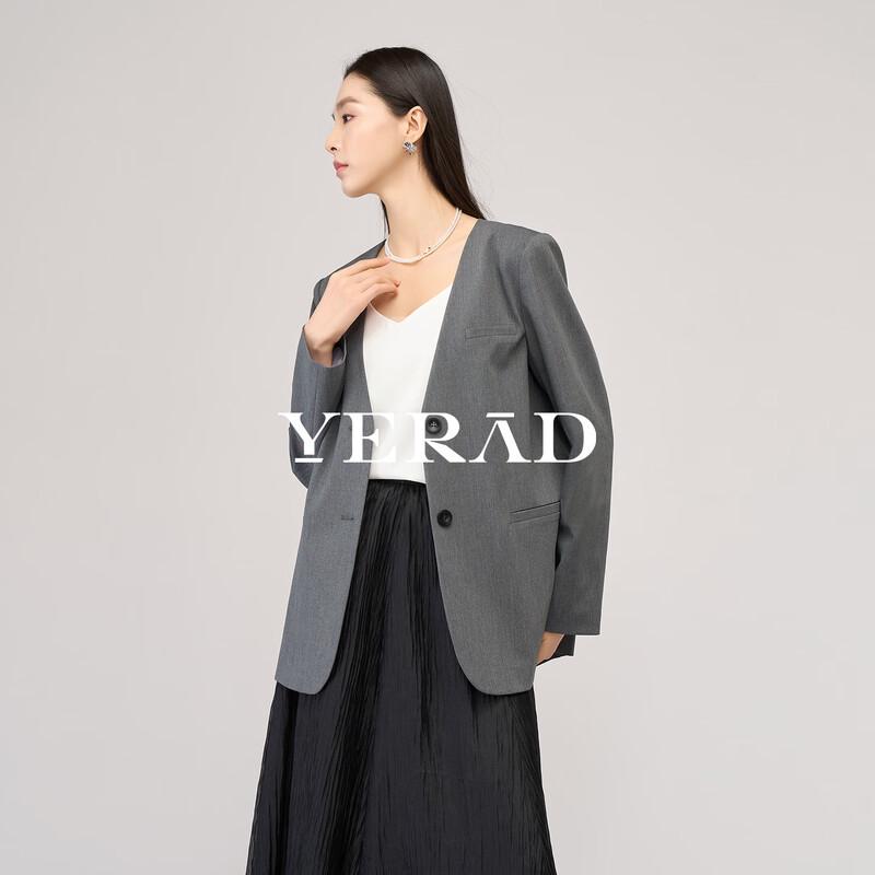 YERAD Damska marynarka smart casual o luźnym kroju