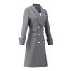 Tluoman Women's Double-Breasted Suit Dress