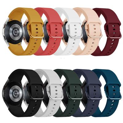 20 mm Silikon-Armband für Samsung Galaxy Watch 5 Pro 6/6 Classic, Smart-Watch-Armband für Galaxy Watch 4/4 Classic