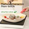DOONOR  Nonstick Frying Pan Griddle Grill Pan Non-Stick Cookware for All Hob Types Easy Clean Steak Frying Pan Omelette Pan