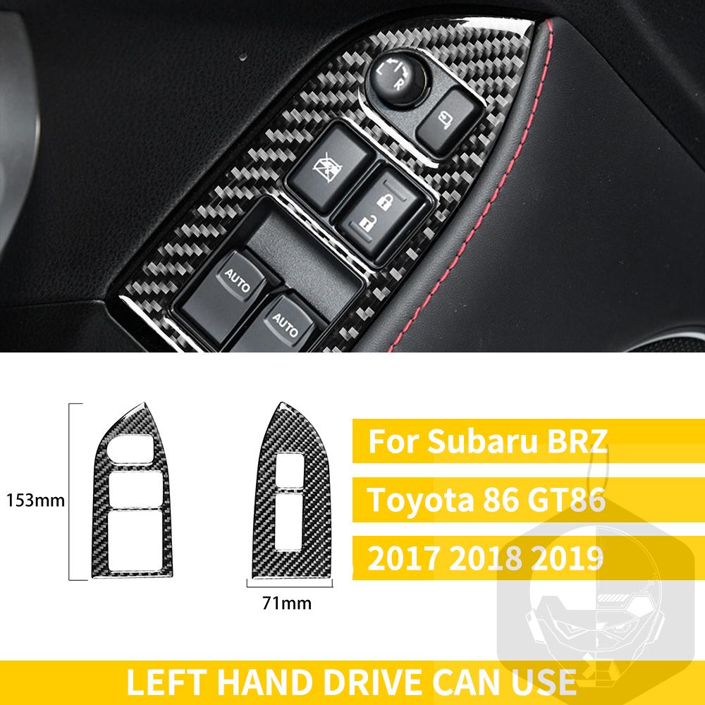 Pro Subaru BRZ Toyota 86 GT86 2017 2018 2019 Carbon Fiber Car příslušenství Držák řadicí páky Obložení klimatizace