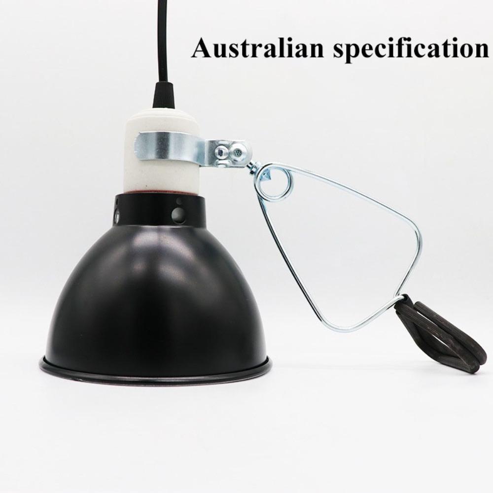 Black Pet Light Bulb Bracket 110-240V UVB Reptile Lamp Reptile Heating Lamp  Reptile Terrarium