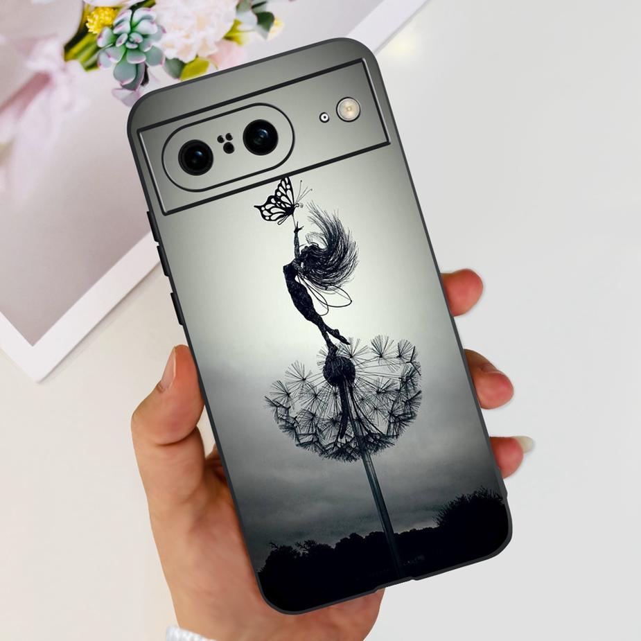 For Google Pixel 8A Case Pixel8 Pro New Fashion Painted Cover Soft Silicone Phone Case For Google Pixel 8 Pro Pixel8A Funda Capa