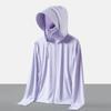 Women’s Summer UPF 100 Sun Protection Jacket Lightweight Breathable UV Protection Hoodie with Detachable Wide Brim Hat