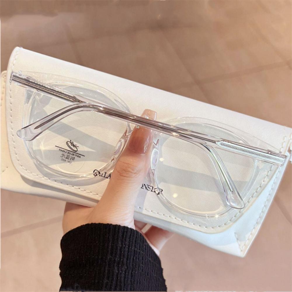 Anti-Blue Light Glasses Ultra-Light Reading Glasses Men Women Fashion Computer Eyewear Square Frame Flat Light Eyeglasses
