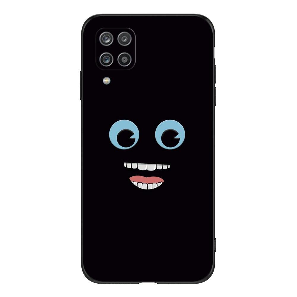 For Samsung A12 M12 Case Phone Cover On Samsung Galaxy SM-A125F M12 M127  Black Tpu Case Cute Funy