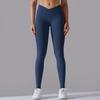 High-Waist Seamless Yoga and Running Pants - Women's Fitness and Hip-Lifting Leggings