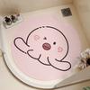 Bathroom Anti-slip Floor Mat Round Children's Suction Cup Splash Waterproof Bathroom Wet Area Foot Mat Toilet Toilet Toilet Drain Mat
