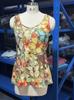 Women's V Neck Sleeveless Tank Top Loose Fit Vintage Floral Print Casual Vest Summer Fashion Basic Top