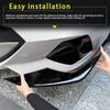 For BMW 5 Series G60 M Sport 2024-2025 Front Bumper Corner Guard Decorative Strip Front Shovel Anti-collision Strip Wrap Trim