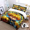 Yellow-haired Character with Lightning. Bedding Sets Duvet Cover Sets Duvet Covers Pillowcases(1 * Duvet Cover 2 * Pillowcases Without Duvet Insert)