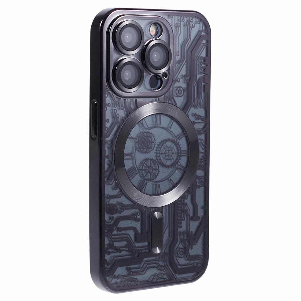 AR Series For iPhone 13 Pro Case Compatible with MagSafe TPU Shockproof Phone Protective Cover
