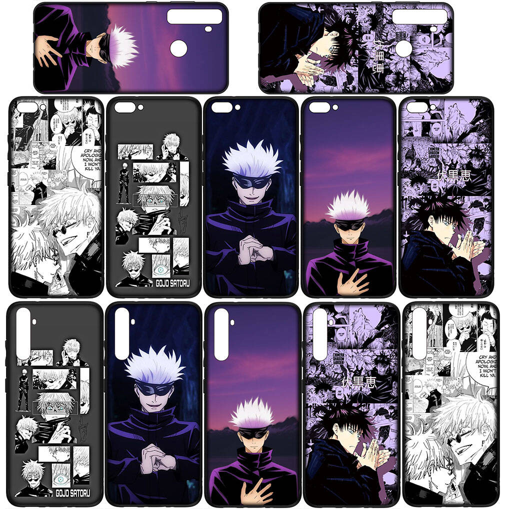 for iPhone 17 16 15 Xiaomi Poco F7 F8 X7 X6 C85 C75 C71 M8 Redmi Note 14 13 12 11 Pro Max 14C 13C A3 A4 Phone Case Jujutsu Kaisen Gojo Satoru Cartoon