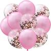 10pcs Mix Black Silver Confetti Balloons Wedding Birthday Party Decoration Metallic Helium Balloon Baby Shower Glitter Globos