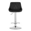 KAST Stool - Black Velvet / Chrome Base X 2