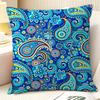 Boho Style Pillow Case Natural Linen Organic Fabric DoubleSided Printing Sofa Home Decor Gift Pillow Case