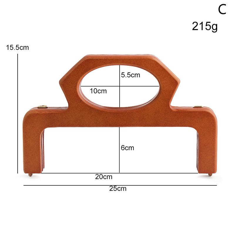 

Деревянная ручка для сумки, плетеная сумка, аксессуары для DIY, вязаная крючком сумка, соломенная сумка, арочная ручка, запасные части