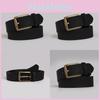 Minimalist Style Retro Mens Belt Metal Pin Buckle Jeans Leisure Waist Belt