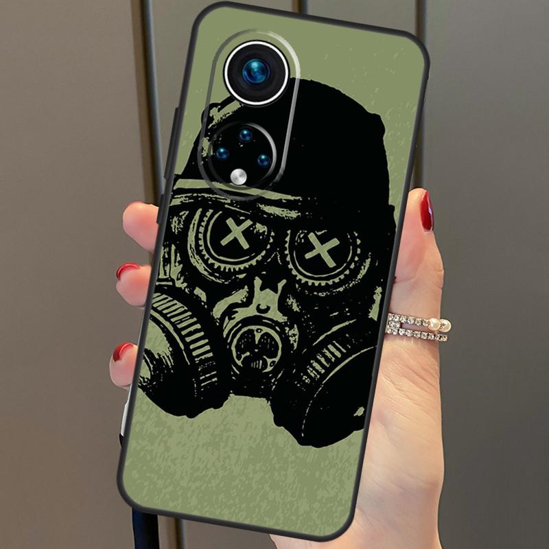 Gas Mask Case For Honor X8a X9a X7a X6a X7 X8 X9 X9b X8b Honor 90 70 50 10 Lite Magic 6 5 Pro Cover