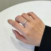 Elegant Vintage Stone Rings Opening Finger Jewelry Delicate Finger Rings Alloy Texture Suitable for Various Occasion