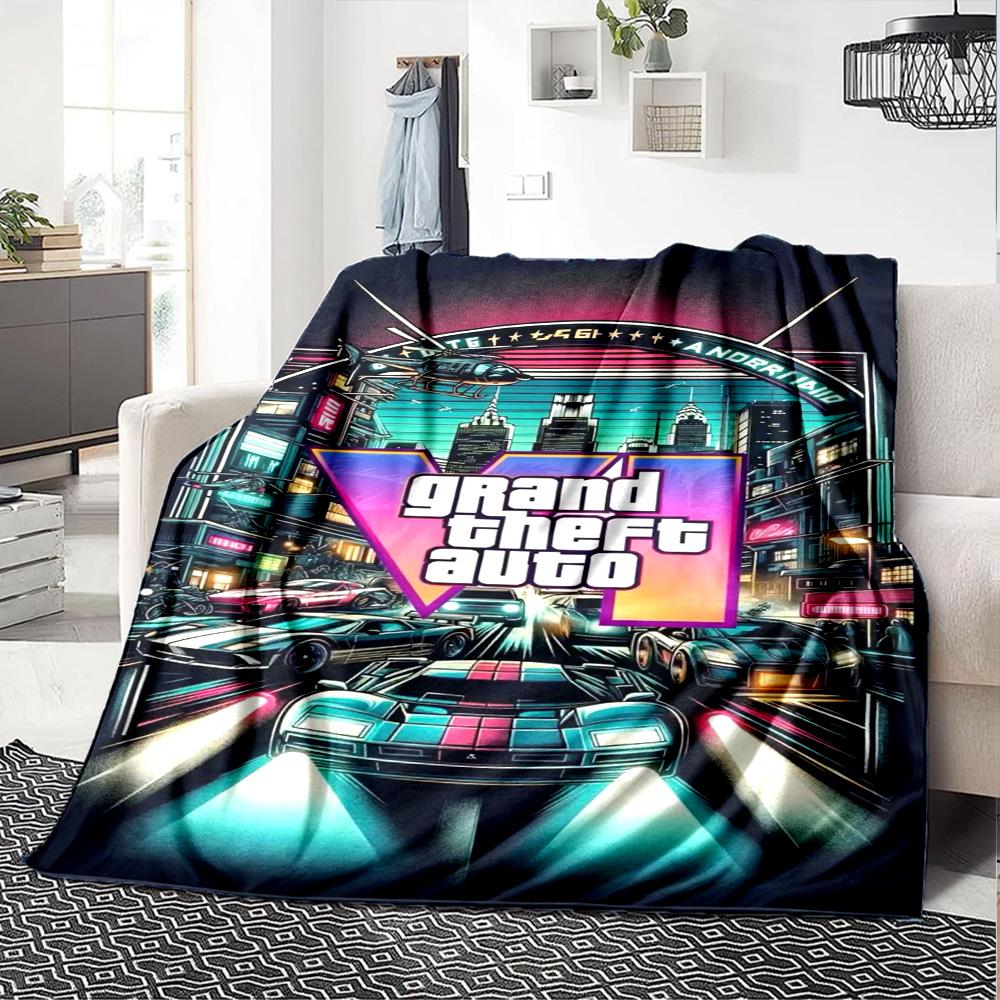Gta Blanket Ultra-Soft Perfect for Bed Bedding Office for All Occasions Digital Print Gifts For Family Or Friends
