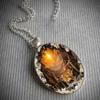 Exquisite Oval-shaped Pendant, Beautiful Evening Accessory Necklace