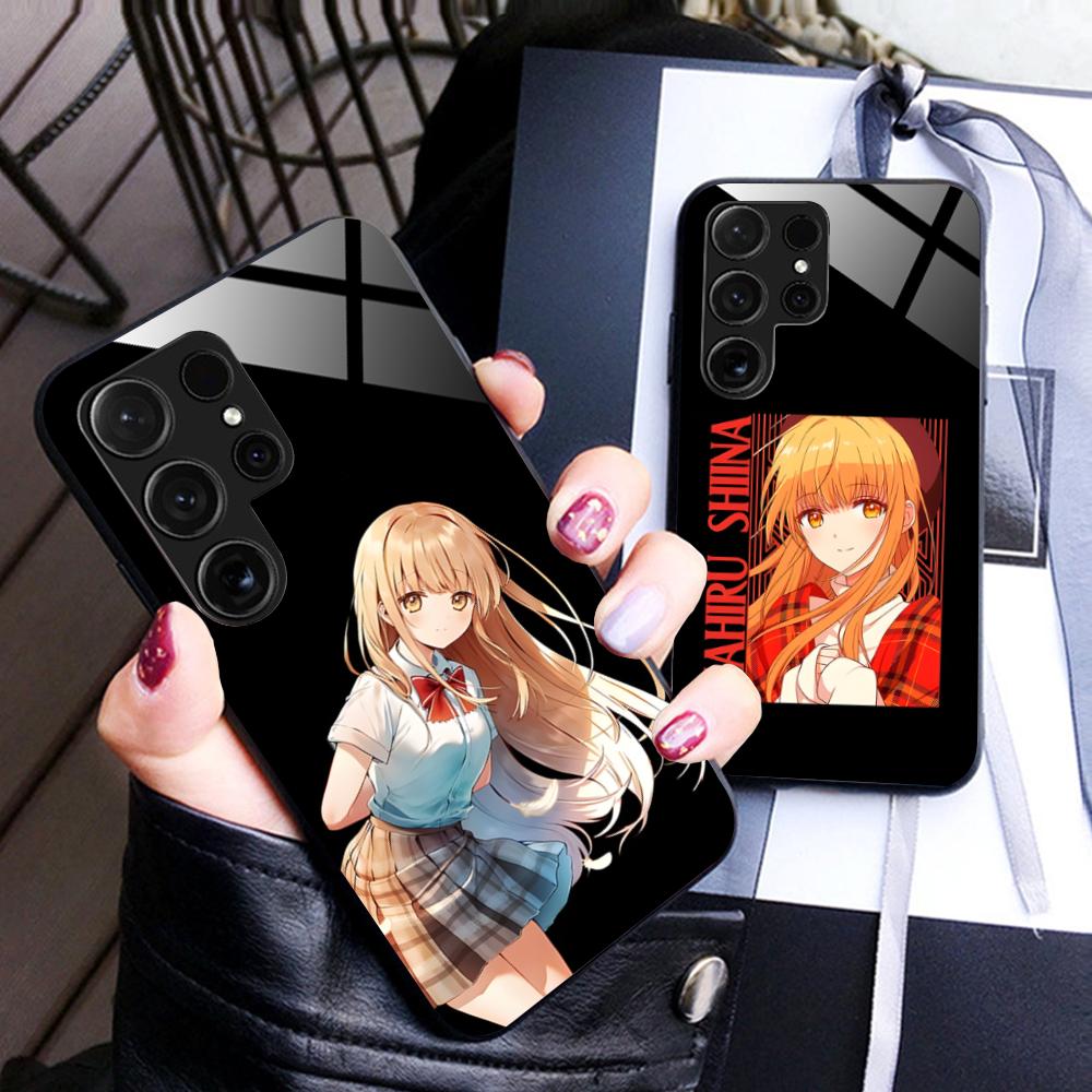 Angel Mahiru Shina Phone Case for Samsung Galaxy S26 S25 S24 S23 S22 S21 S20 Note20 Plus FE Ultra Glass Protective Cover