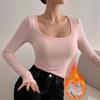 European & American Women's Sexy Slim-fit Autumn/Winter Long-sleeve Warm Base Layer Top
