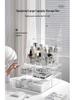 High-End Acrylic Cosmetic and Skincare Organizer - Dustproof, Large Capacity Desktop Storage Box