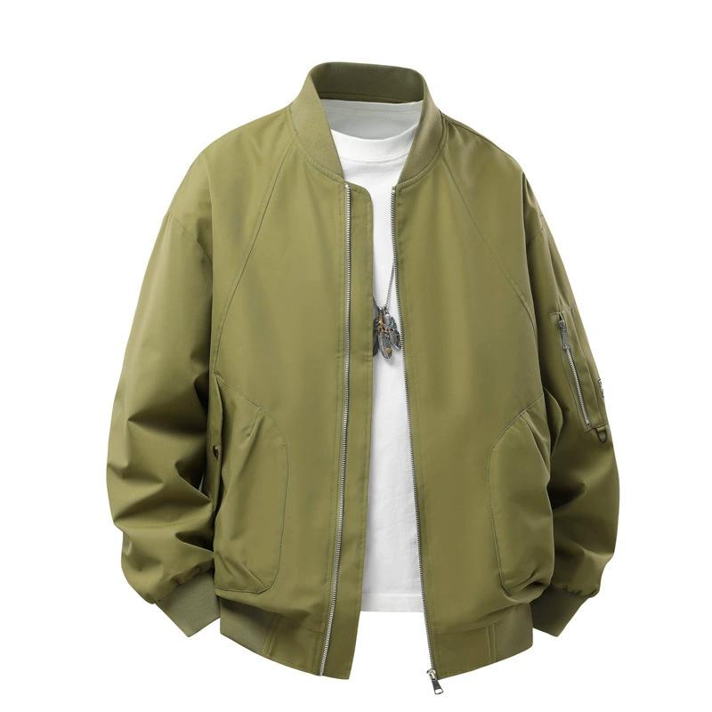 L-9XL Large Fat Men's Jacket Outdoor Stand Collar Loose Waterproof Mountaineering Jacket