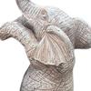 Flower Pot Figurine, Elephant Shape, Decorative Carved Ornament, Unique Table Decoration for Home Office Balcony Garden
