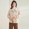 Women's 100% Merino Wool Double-Sided Lapel Coat