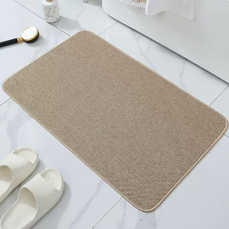 Entrance Mat Linen Carpet Living Room Mat Entrance Door Mat Household Non Slip Foot Mat