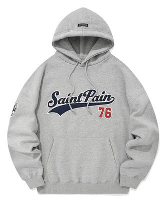 Sp Team Logo Hoodie - Melange Grey
