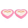 2PCS Sandwich Cutter Bread Mold Heart Shape Cookie Maker Bread Mold for Kids and Family Kitchen Tools