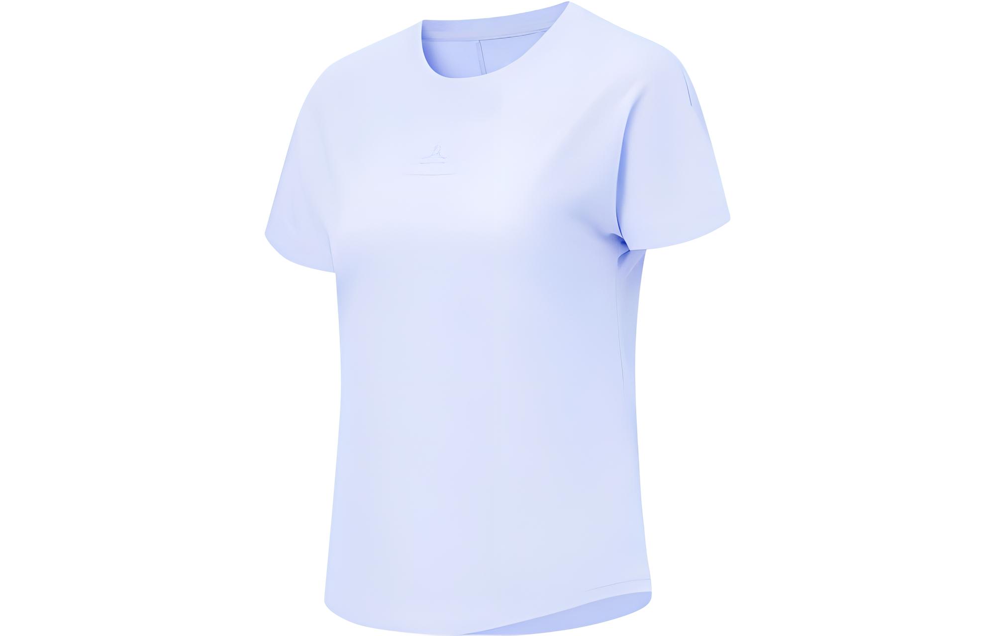 Li Ning Fitness Series T Shirt Women s Light Bright Blue ATST578-3 L