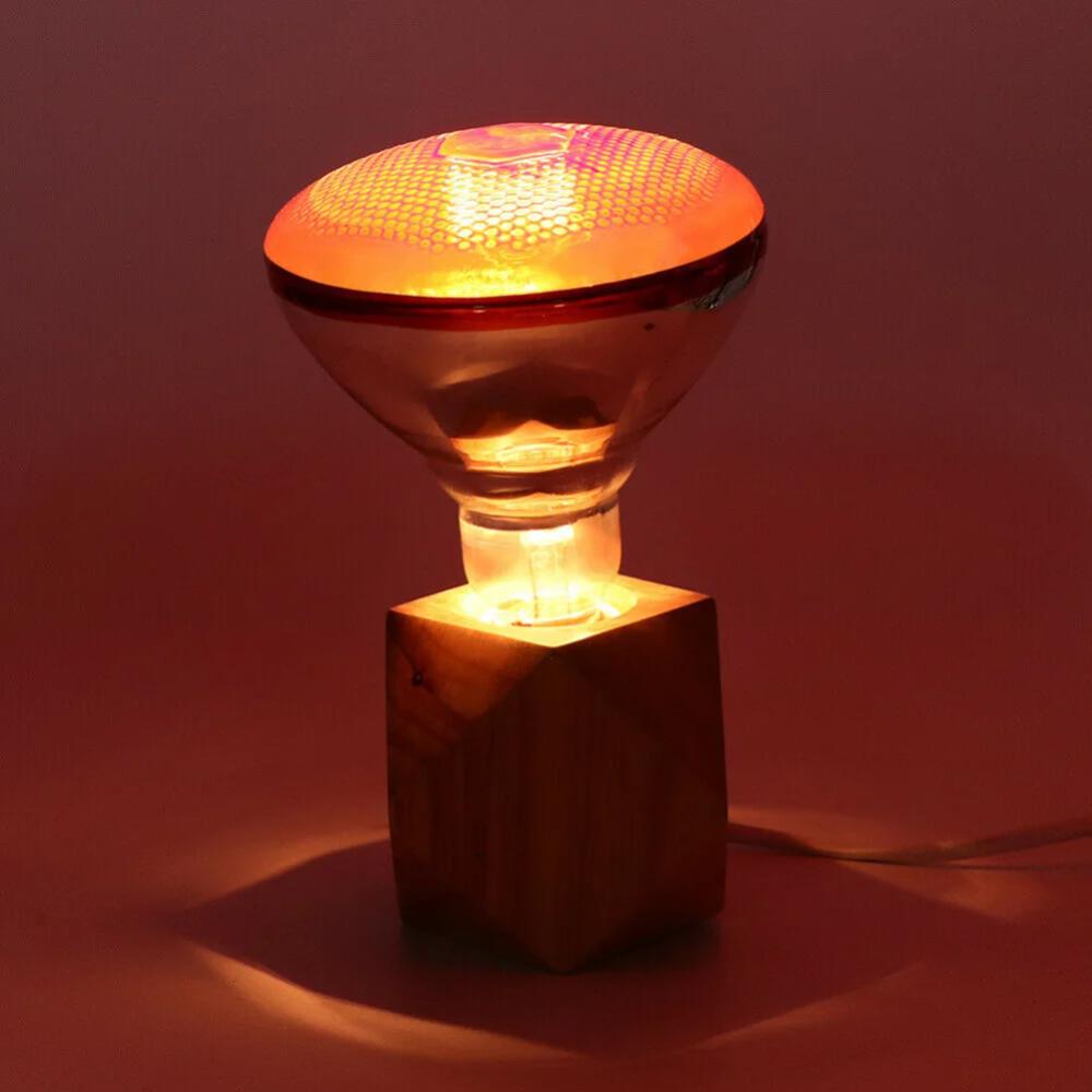 1Pcs Poultry Infrared Heat Lamp Waterproof Anti-Explosion Thickened Light Bulbs For Piglet Chicken Duck Birds E27 Heating Lamp