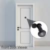 Solid Brass 4pcs 16mm Door Viewer Peephole 200 Degree HD Lens Privacy Cover Heavy Duty Universal Steel Aluminum Door Includes Drill Bit