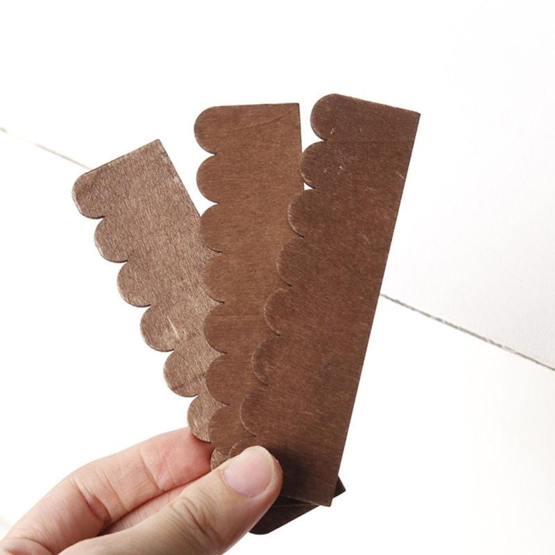 Natural Timber Miniature Roof Tiles for Crafting Realistic Dollhouses Architecture Designs