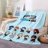 newmodelGame Cool Blanket Plush Nap Sofa rug for Living P-Persona series Room Warm Office Bedroom Birthday Home Travel Kid Gifts