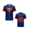 2026 New Men's Superman Football Shirt Neutral Justice League Shirt Fitness Avengers League Anime 3D Print Superhero T-shirt